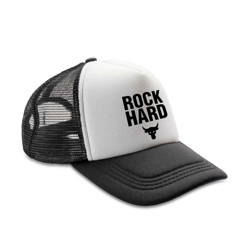 Detroit Mesh Cap Rock Hard 3D Logo