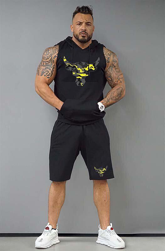 Echipament sportiv pentru sala cu Taur Yellow Camo