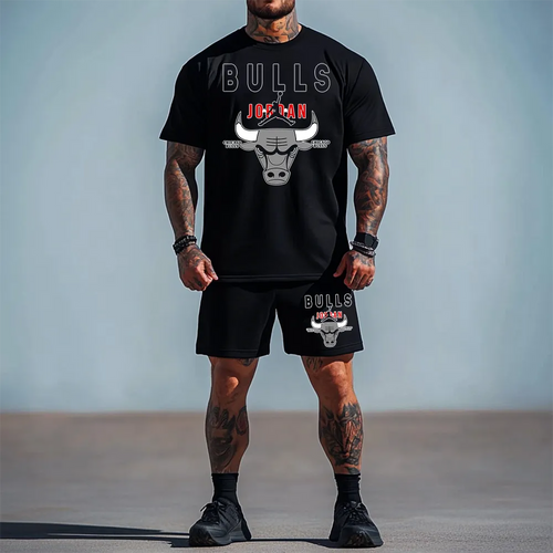 Echipamentul scurt Bulls bl/wh