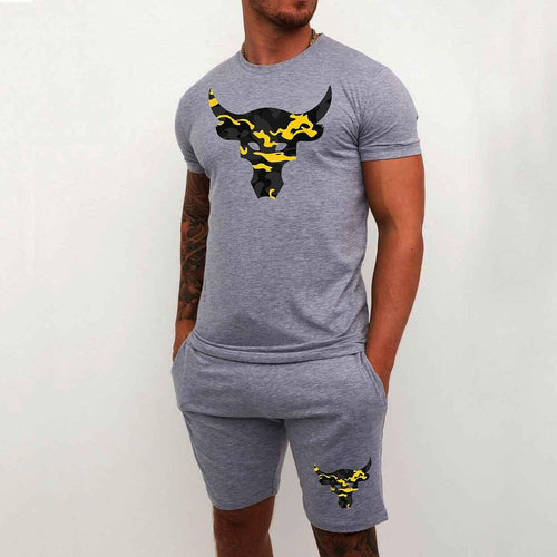 Echipamentul scurt FOTL Taur Camo Yellow Gri