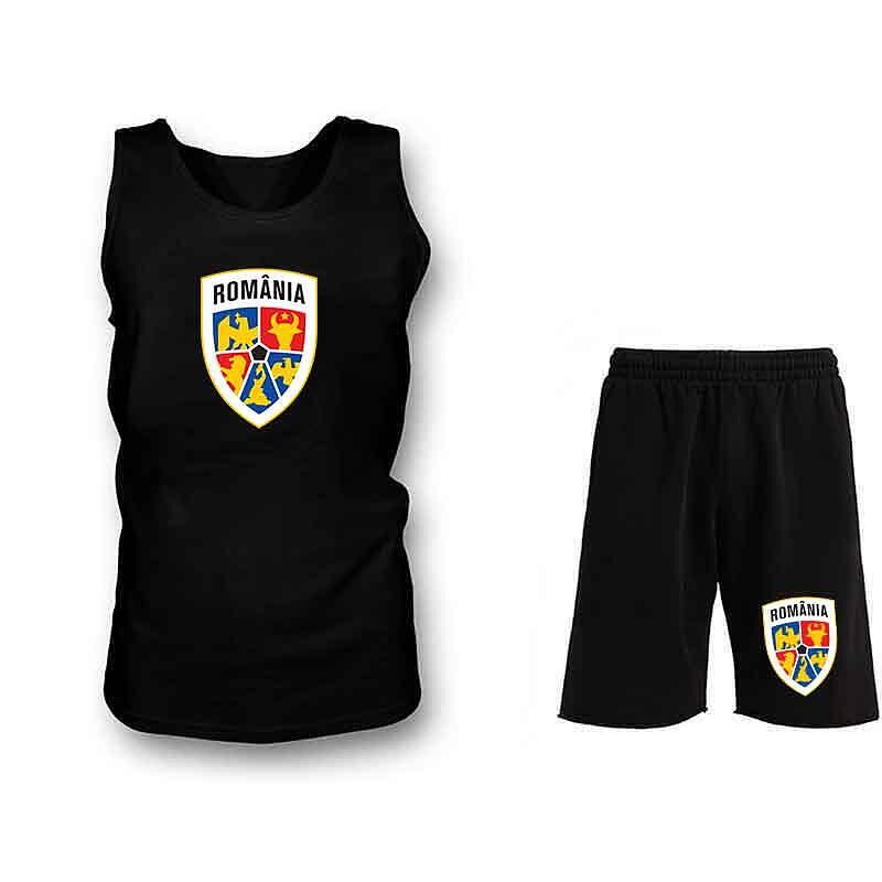 Echipamentul scurt maieuri Romania Logo