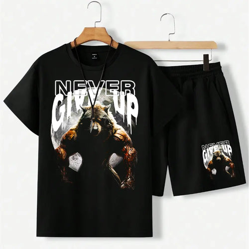Echipamentul scurt Never Give Up Wolf