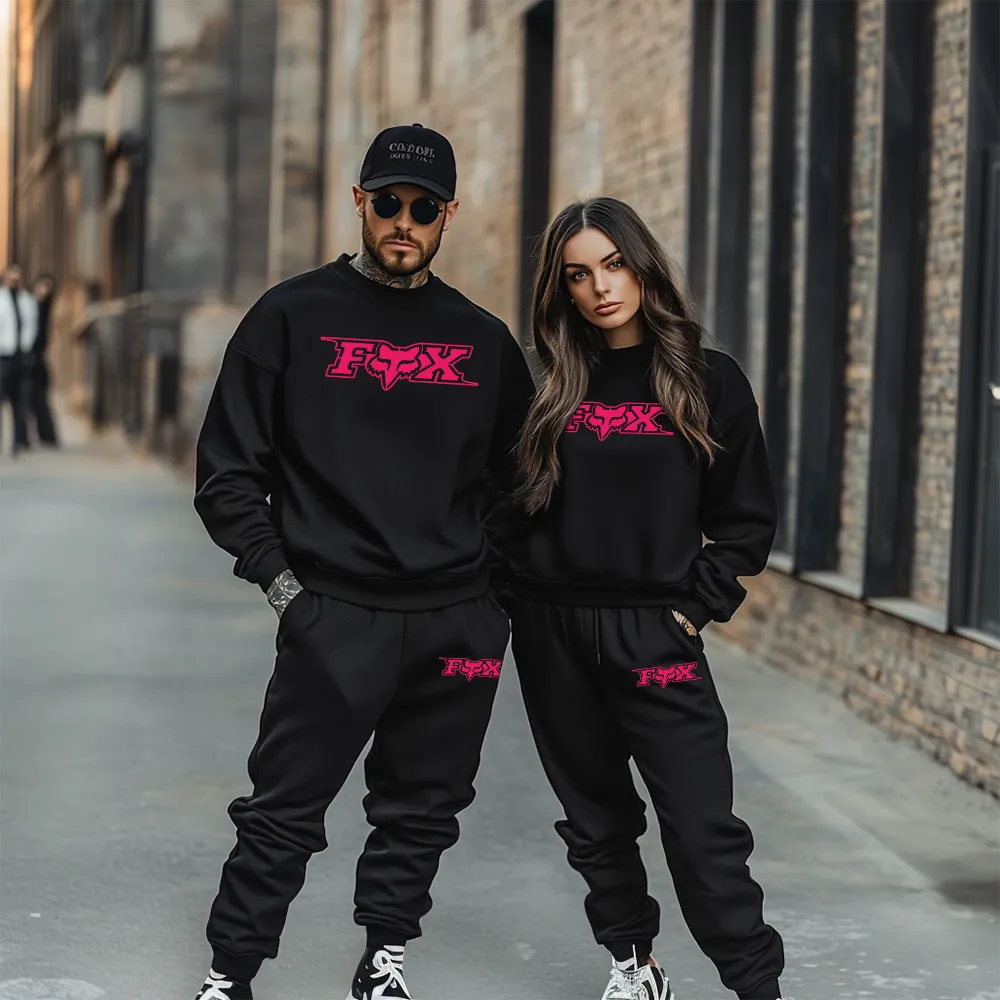 Hanorace + Pantaloni pentru cupluri Foxxx