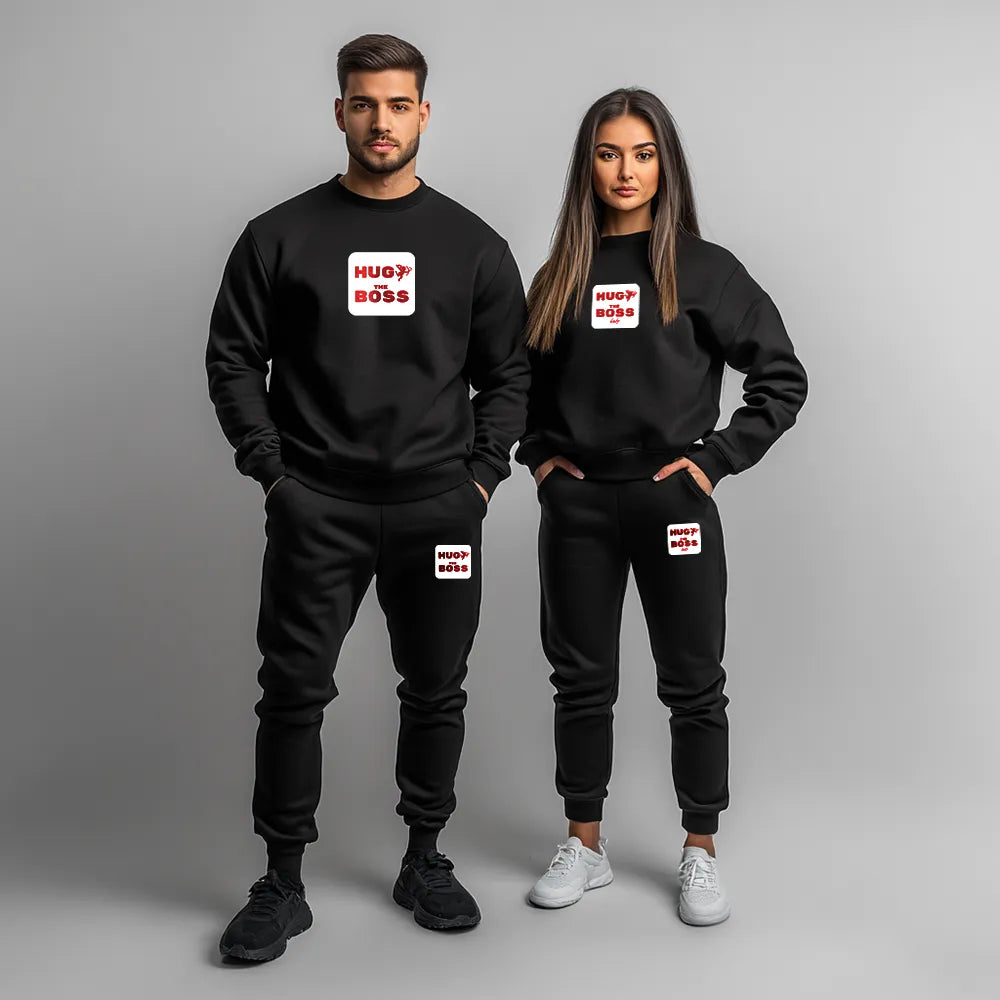Hanorace + Pantaloni pentru cupluri The Boss Hug