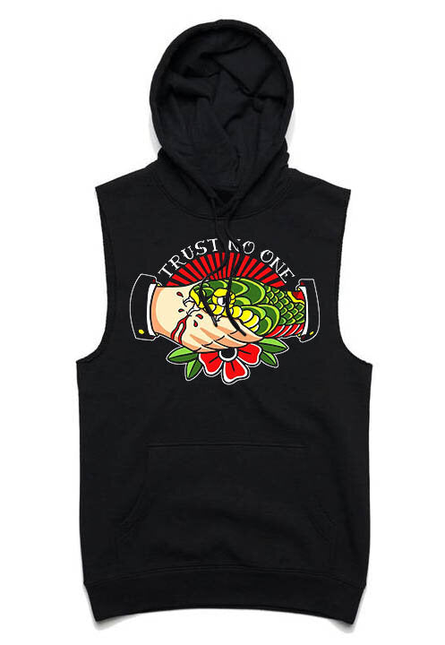 Hanorace fără maneca Trust No One