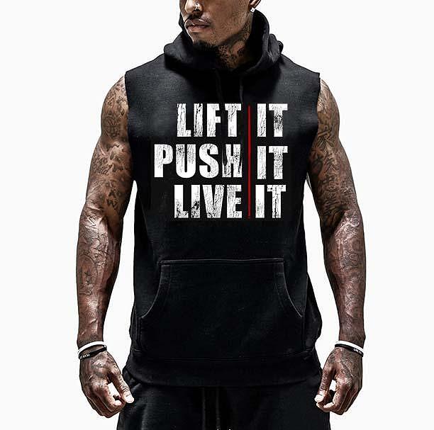 Hanorace fără maneca Lift Push Live