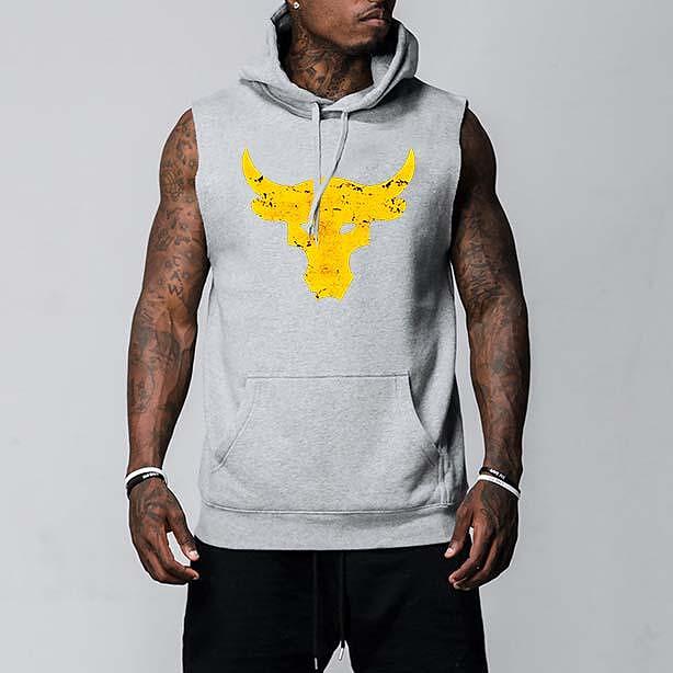 Hanorace fără maneca Taur Gri