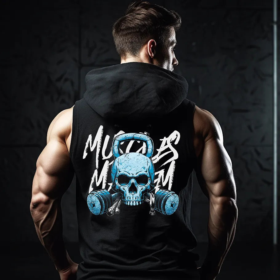 Hanorace fără maneca Muscles and Mayhem