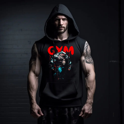 Hanorace fără maneca Gym Shark