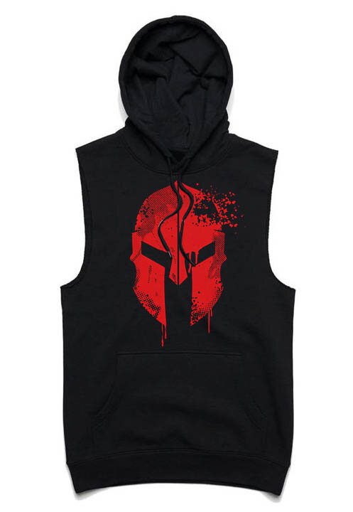 Hanorace fără maneca Spartan RED