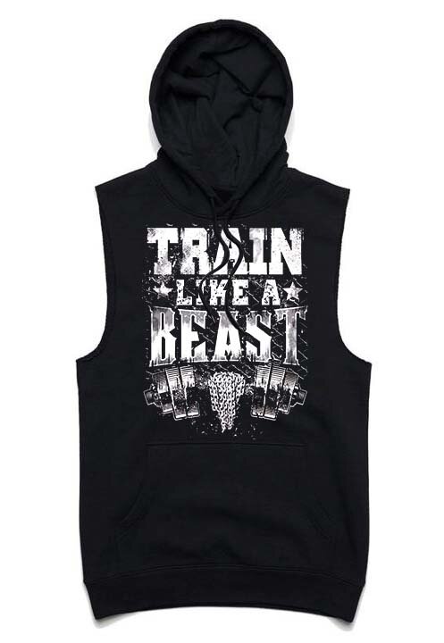 Hanorace fără maneca Train Like a Beast