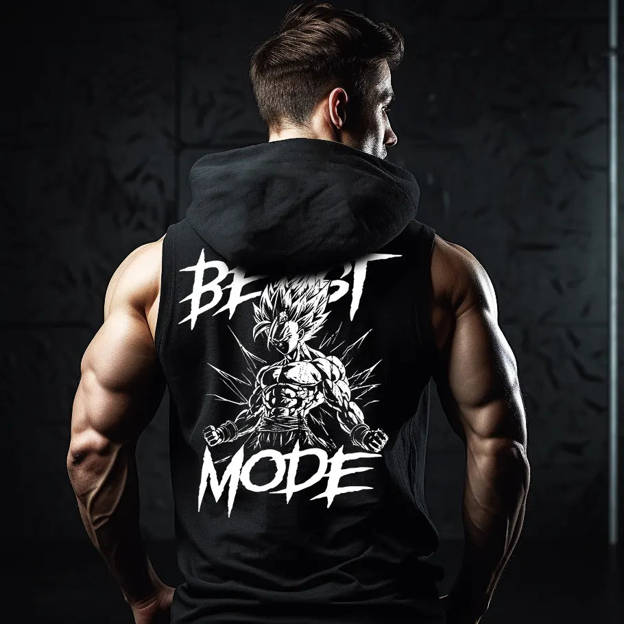 Hanorace fără maneca Beast Mode Insaiyan