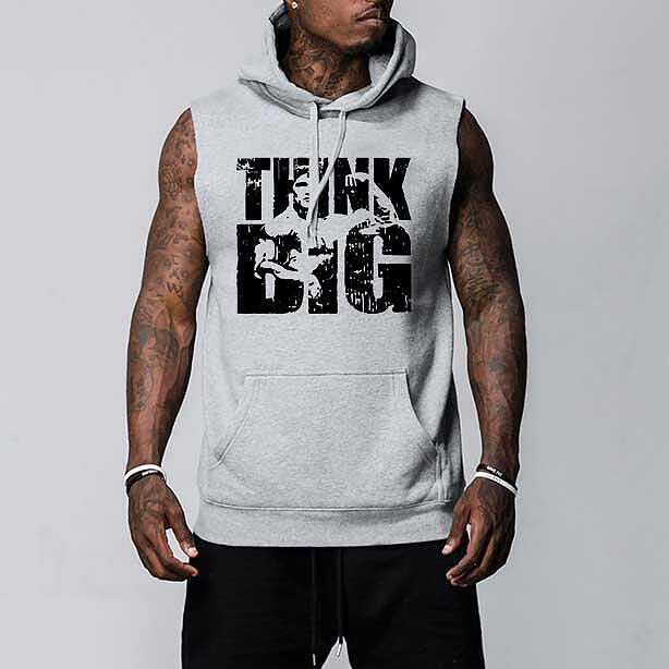 Hanorace fără maneca Think Big Gri