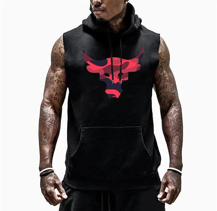 Hanorace fără maneca Taur Red