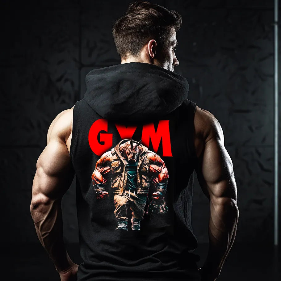 Hanorace fără maneca Gym Rhino