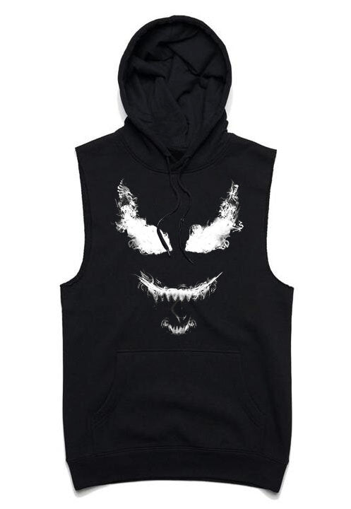 Hanorace fără maneca Evil Smile