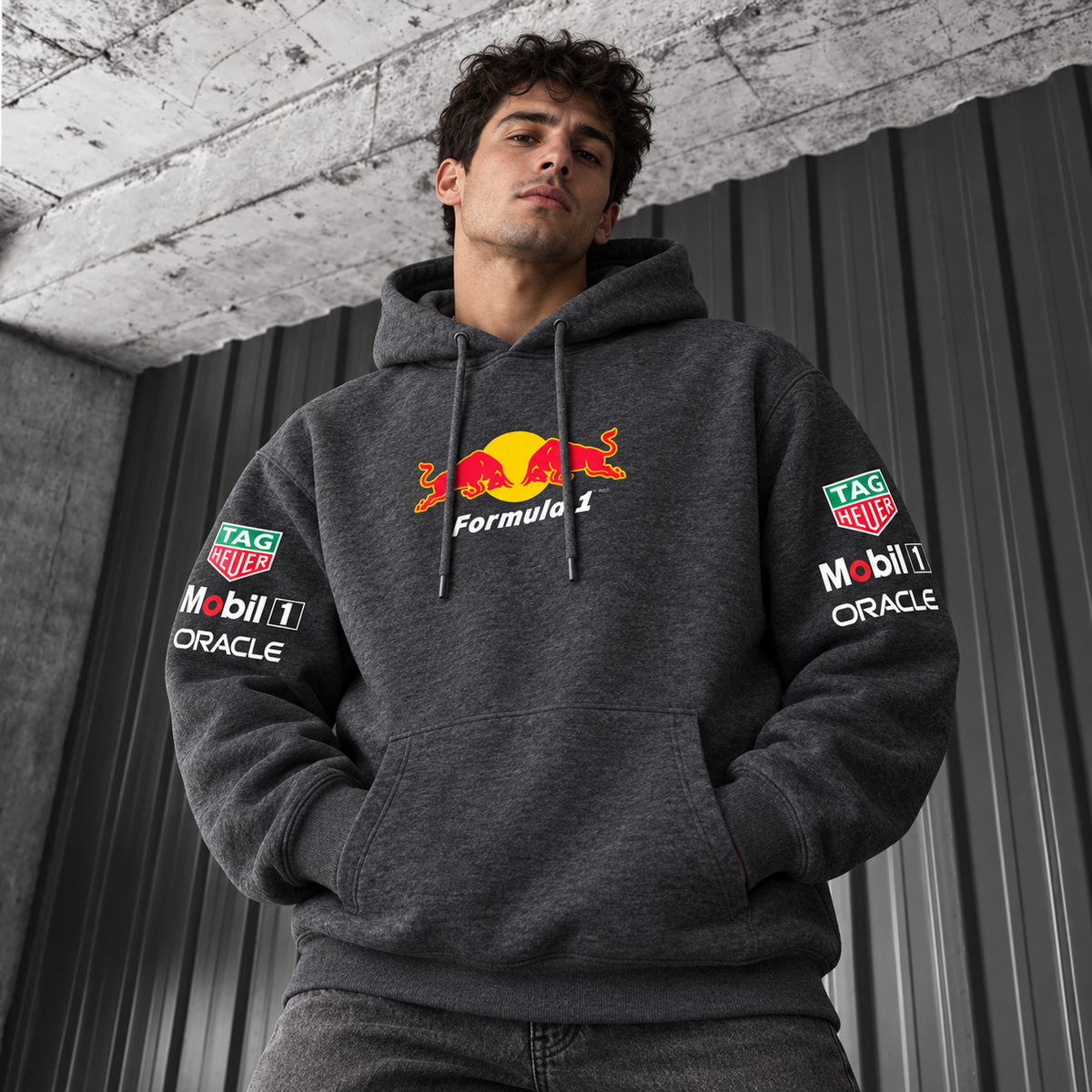 Hanorace Formula 1 Dark gray - față