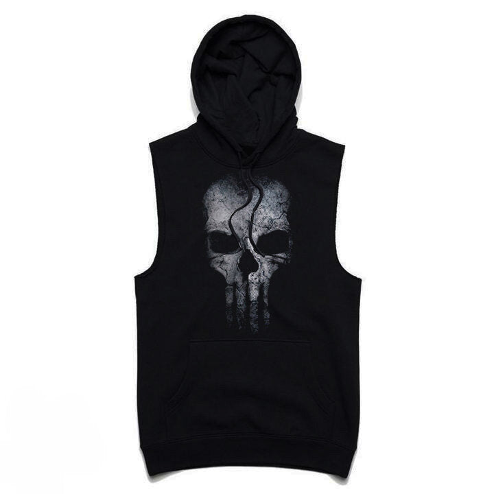 Hanorace fără maneca Ghost Skull