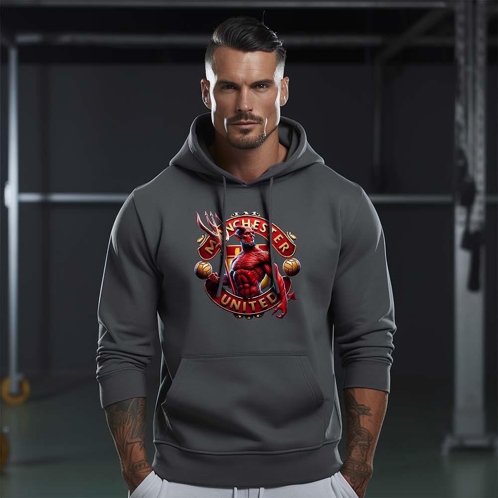 Hanorace Man United Devil Graphite