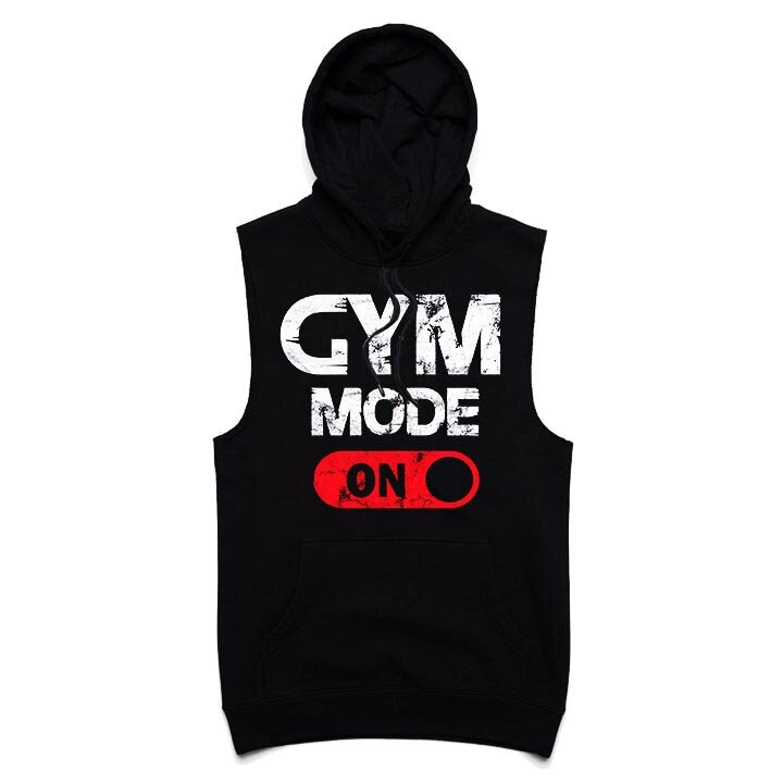 Hanorace fără maneca GYM Mode ON