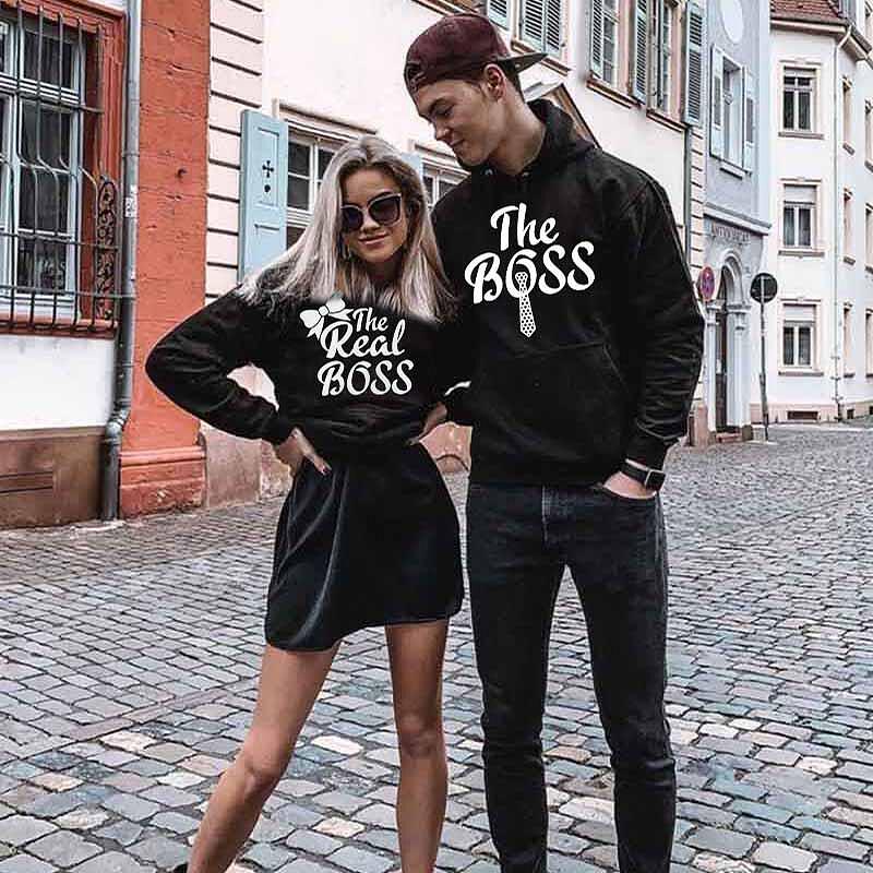 Hanorace pentru cupluri The Boss