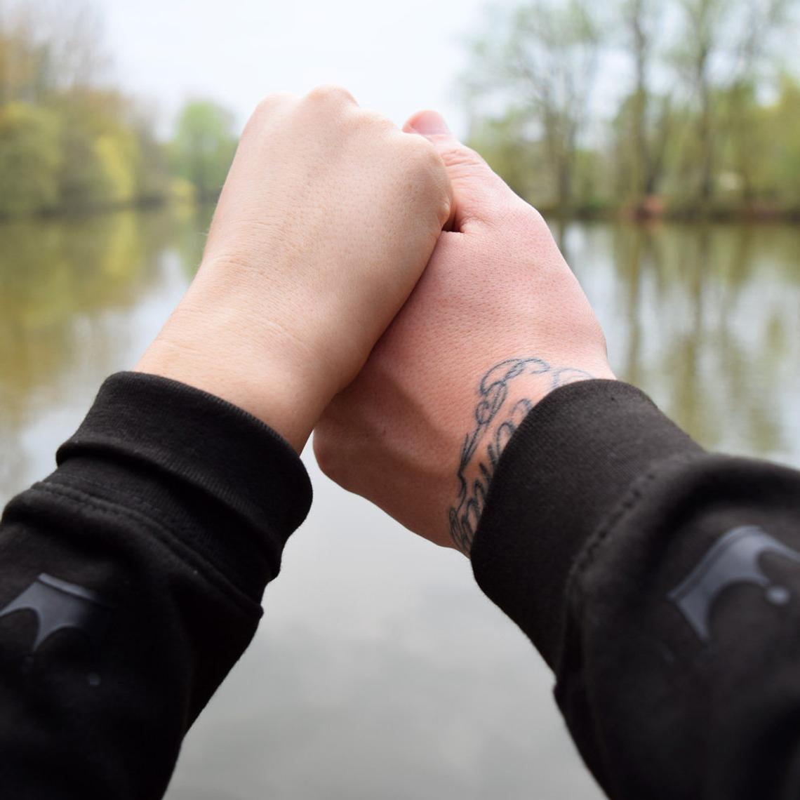 Hanorace pentru cupluri King and QUEEN BLACK