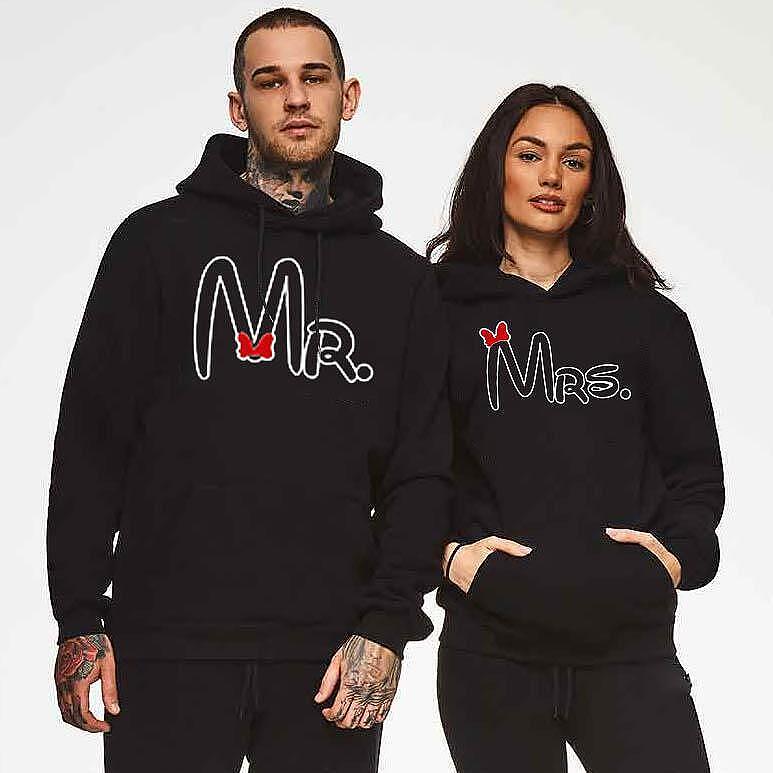Hanorace pentru cupluri Mr Mrs
