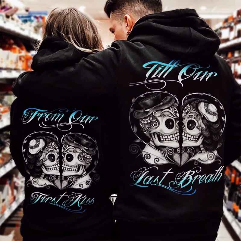 Hanorace pentru cupluri First Kiss / Last Breath