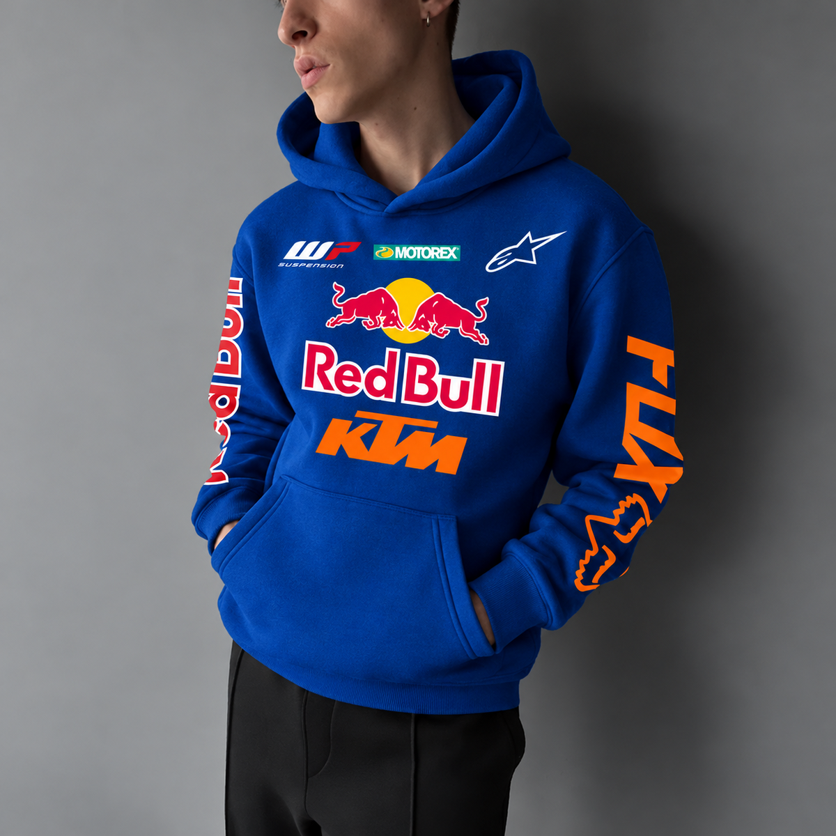 Hanorace RedBull KTM Royal blue - față