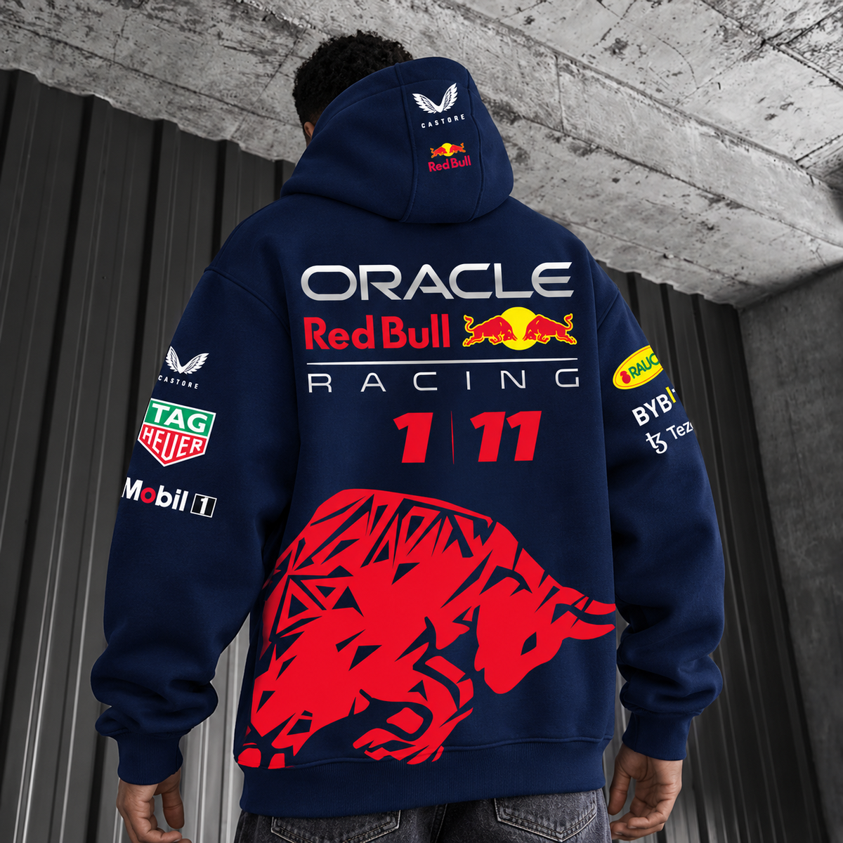 Hanorace RedBull Racing Navy - spate