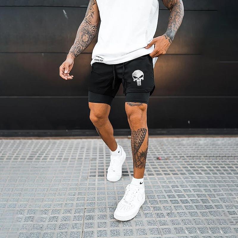 Pantaloni Fitness Premium Skull n