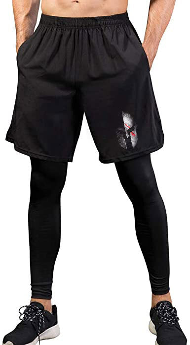 Pantaloni scurti Spartan Black