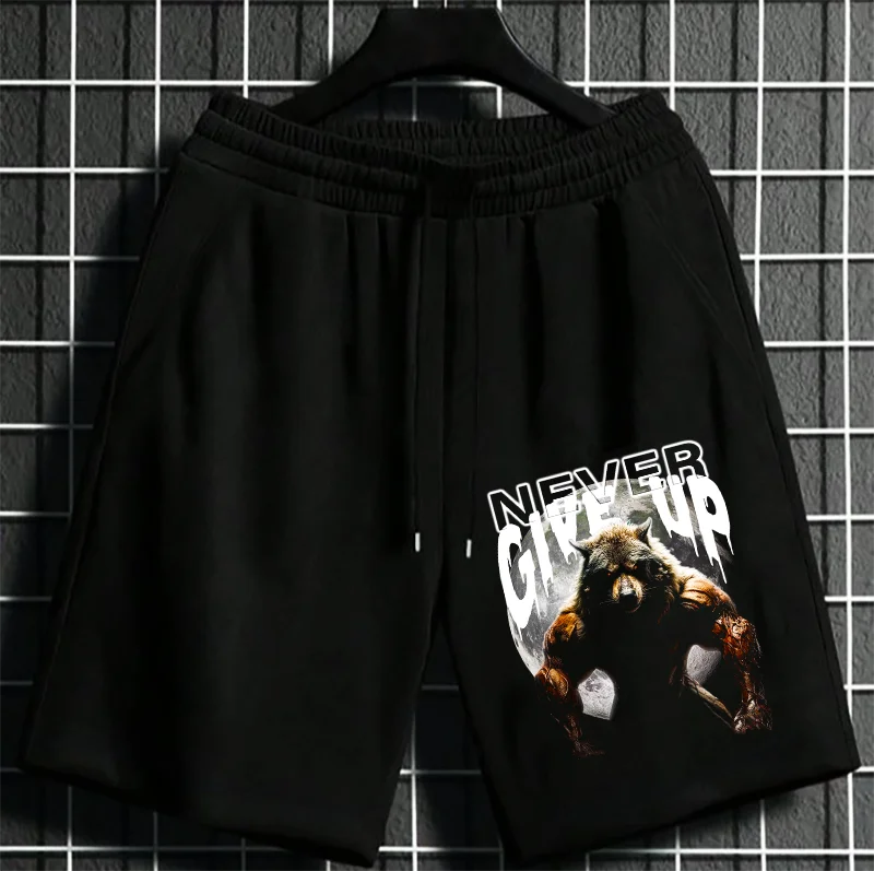 Pantaloni scurti Never Give Up Wolf