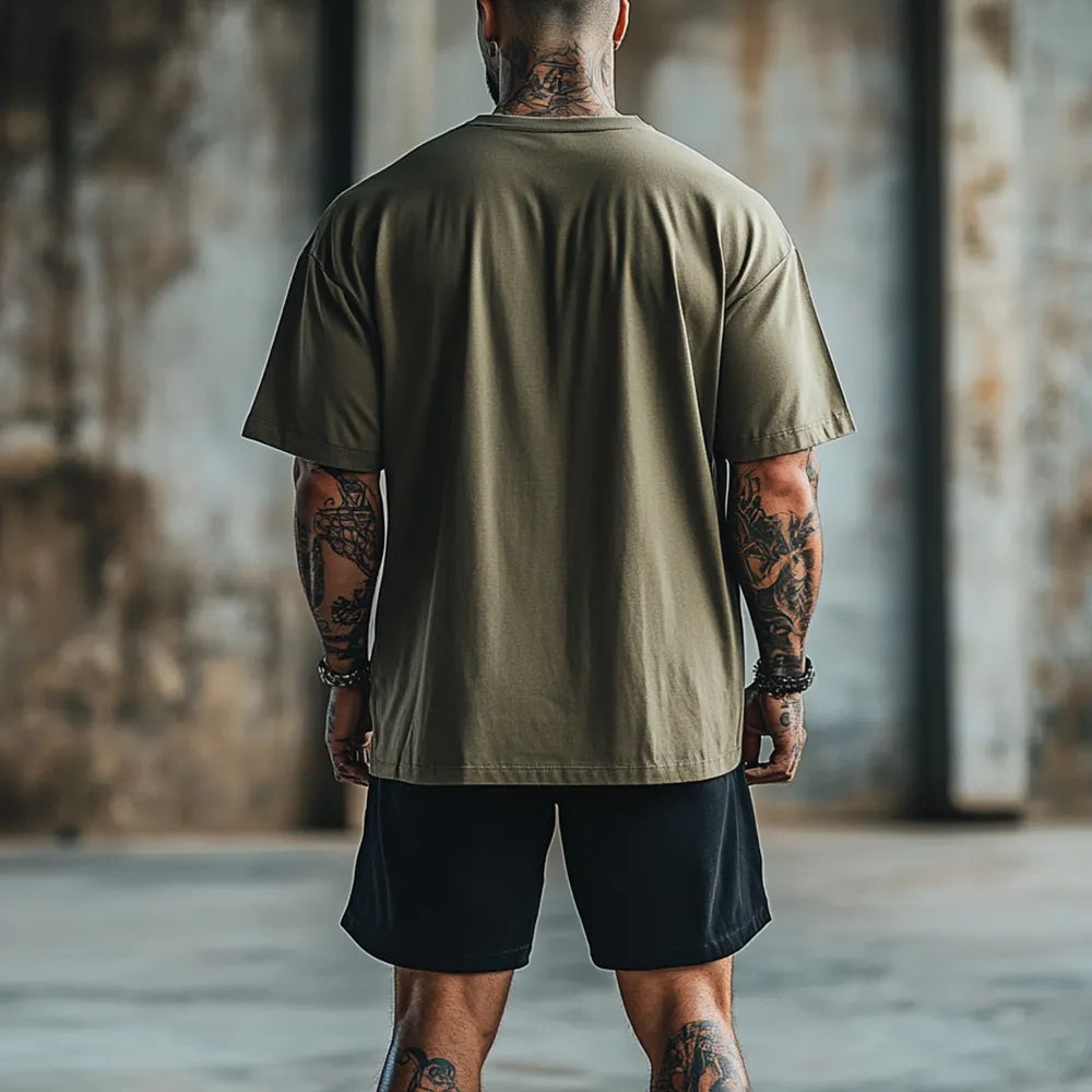 Premium Oversized Echipamentul scurt JRDN23 kha