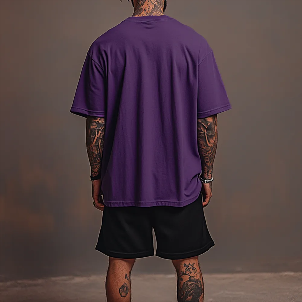 Premium Oversized Echipamentul scurt Foxxx P prpl