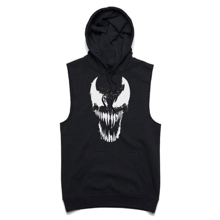 Hanorace fără manecaVenom 100% Bumbac