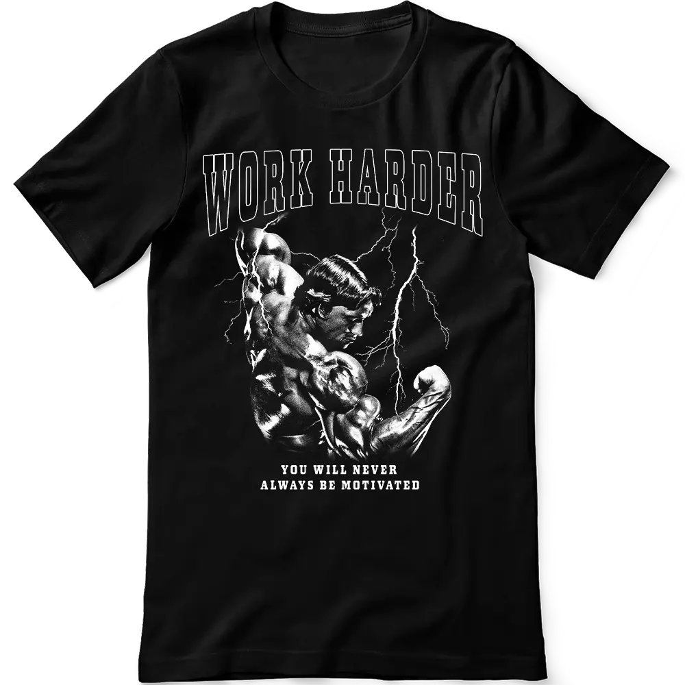 Tricou Work Harder Arnold