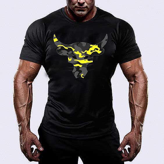 Tricou Taur Yellow Camo