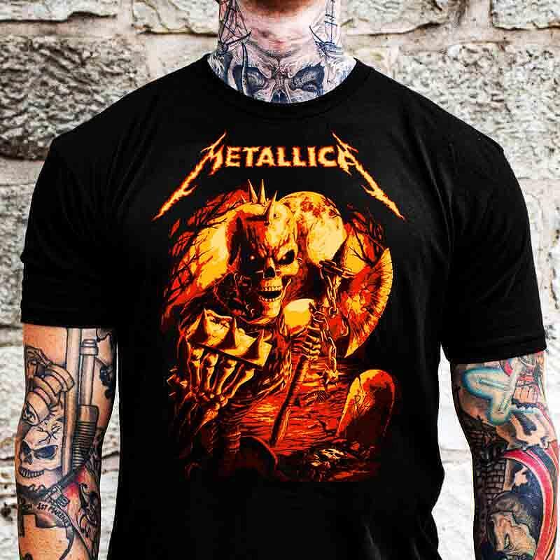 Tricou Metallica Evil Skull