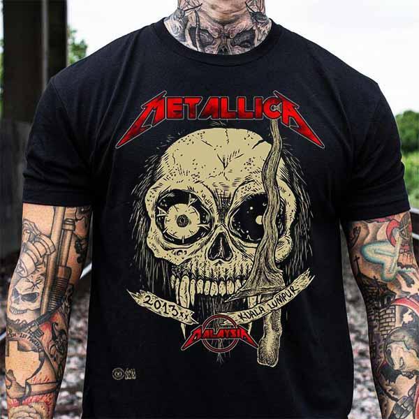 Tricou Metallica Skull 2