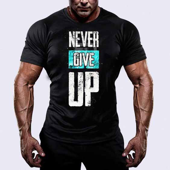 Tricou Never Give Up