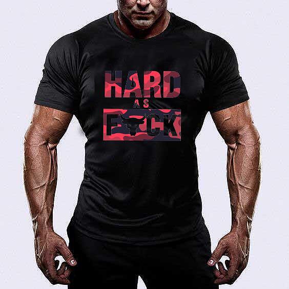 Tricou Hard As F**k Red