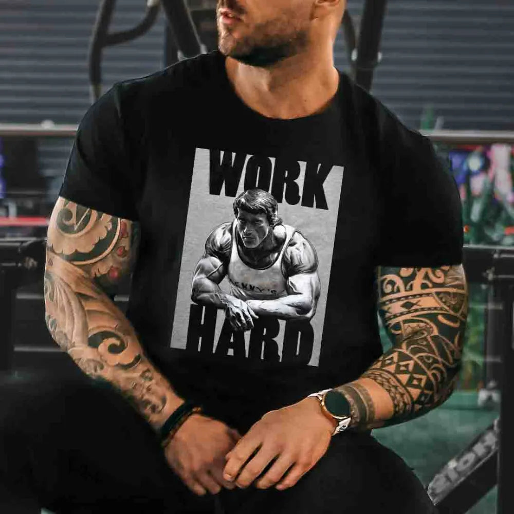 Tricou Work Hard Arnie