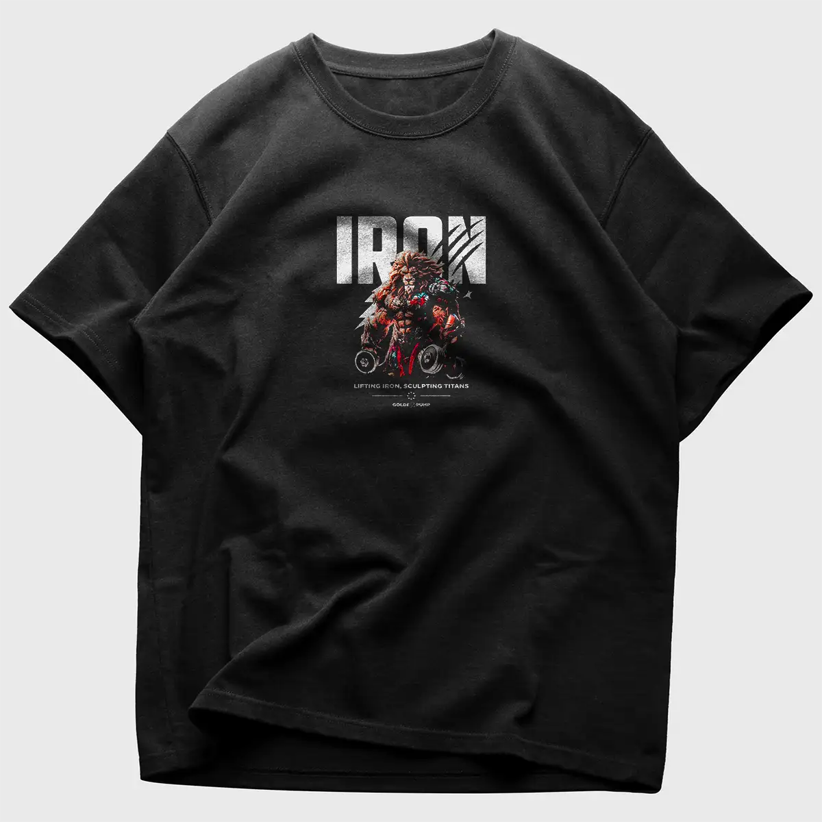 Tricou Unisex Oversize Iron Lion