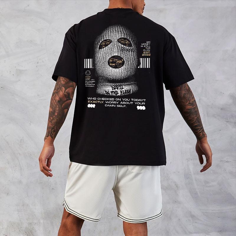Tricou Unisex Oversize Gangsta Devil
