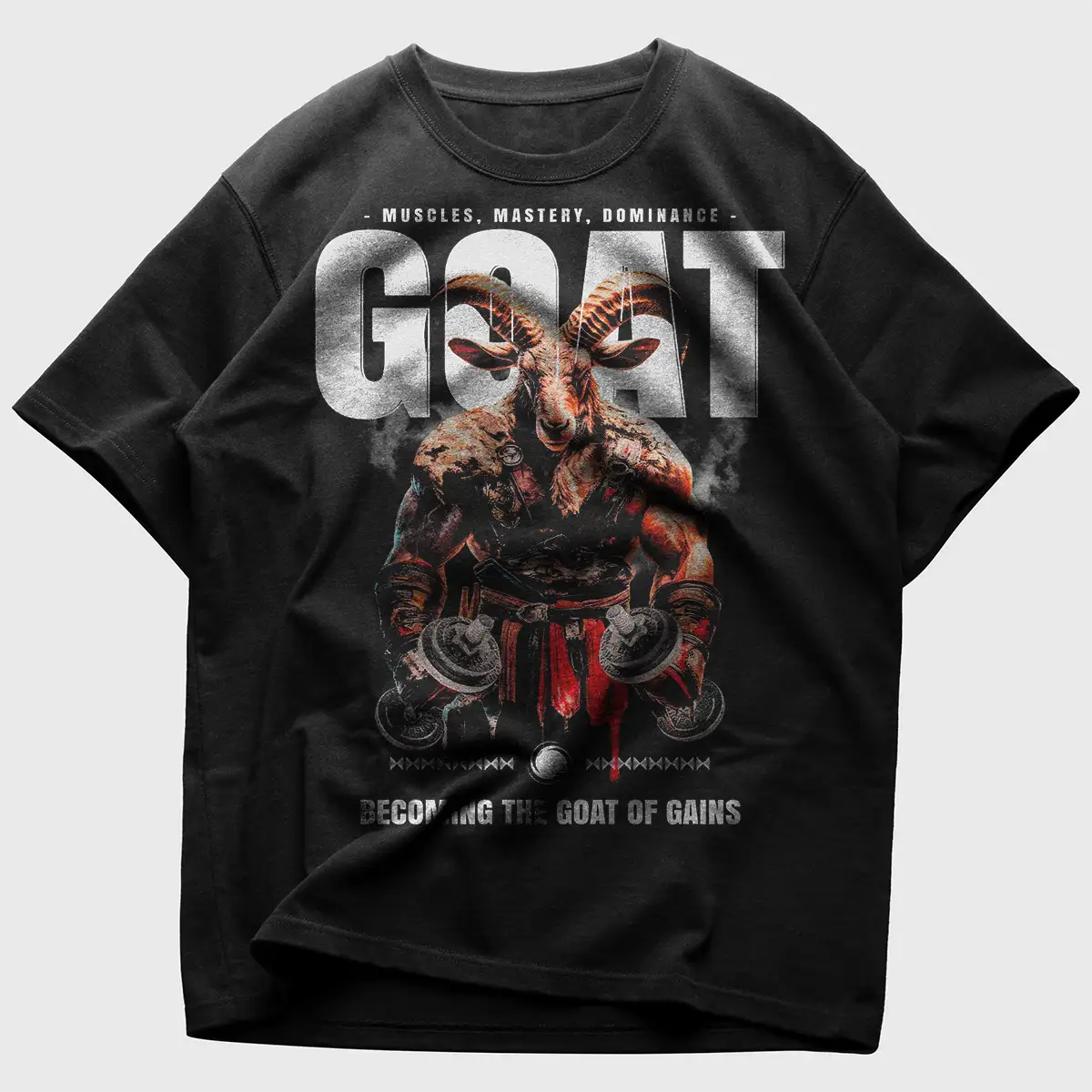 Tricou Unisex Oversize Gym Goat
