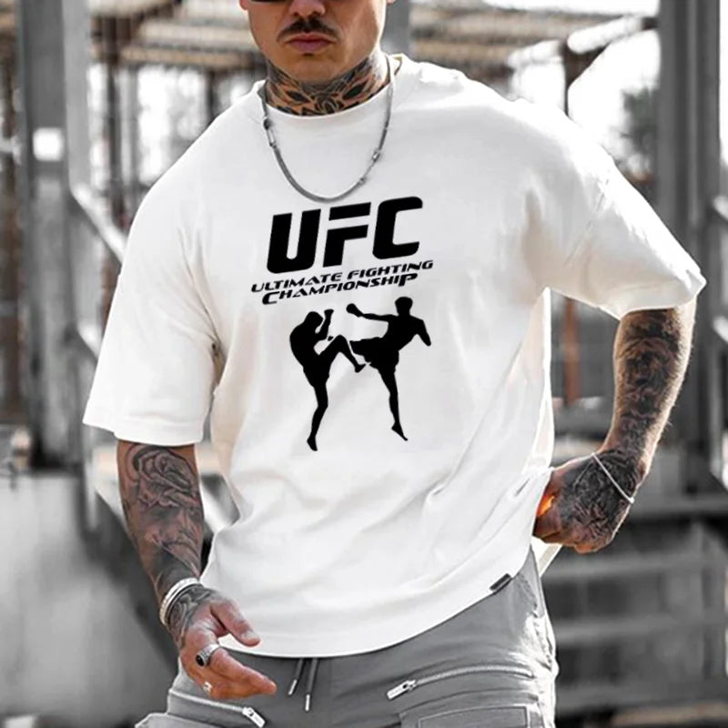 Tricou Unisex Oversize UFC wh