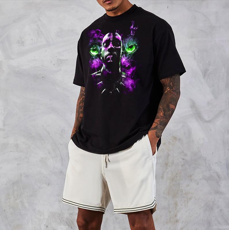 Tricou Unisex Oversize Black Panther