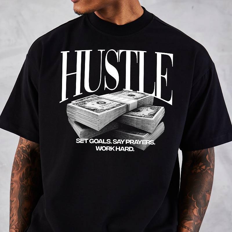 Tricou Unisex Oversize Hustle