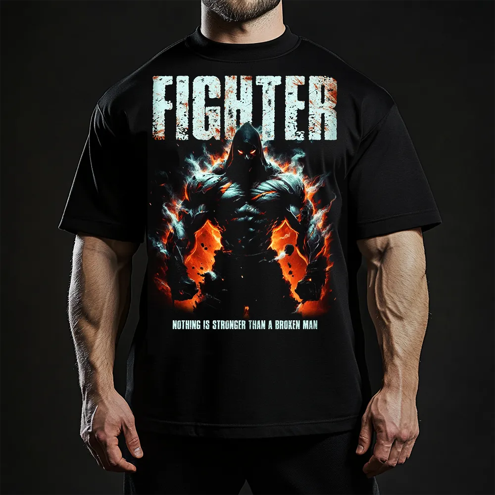 Tricou Unisex Oversized Fighter